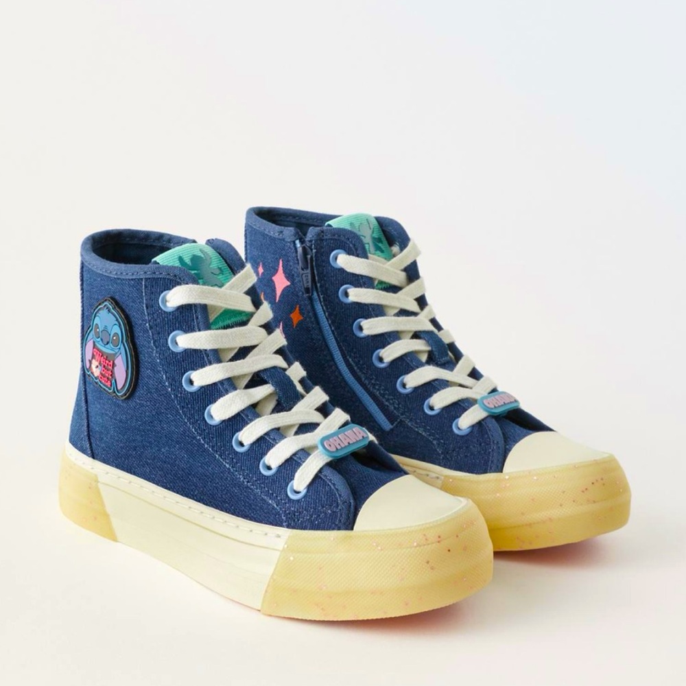 LILO & STITCH @ DISNEY HIGH-TOP SNEAKERS